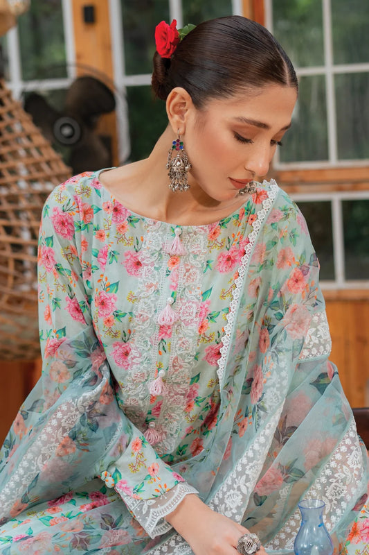 Gulkhaab - 3 Piece - Embroidered Lawn