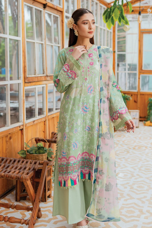 Gulzar - 3 Piece - Embroidered Lawn