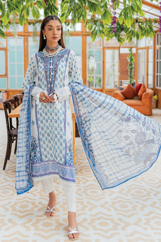 Naqashi - 3 Piece - Embroidered Lawn