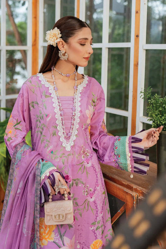 Phulkari - 3 Piece - Embroidered Lawn - Ghonche Official