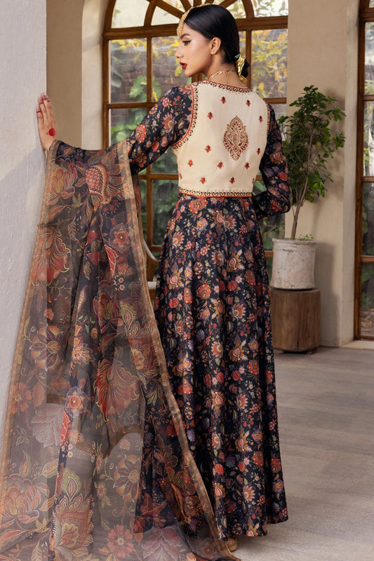 Parizad - 2 Piece - Raw Silk(Peshwas including qoti/Dupatta) - Stitched - Ghonche Official