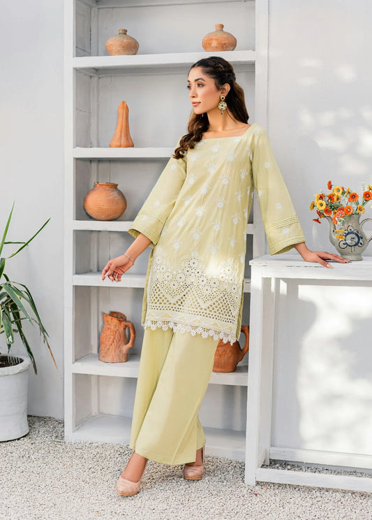 Fleur co-ord set (green)