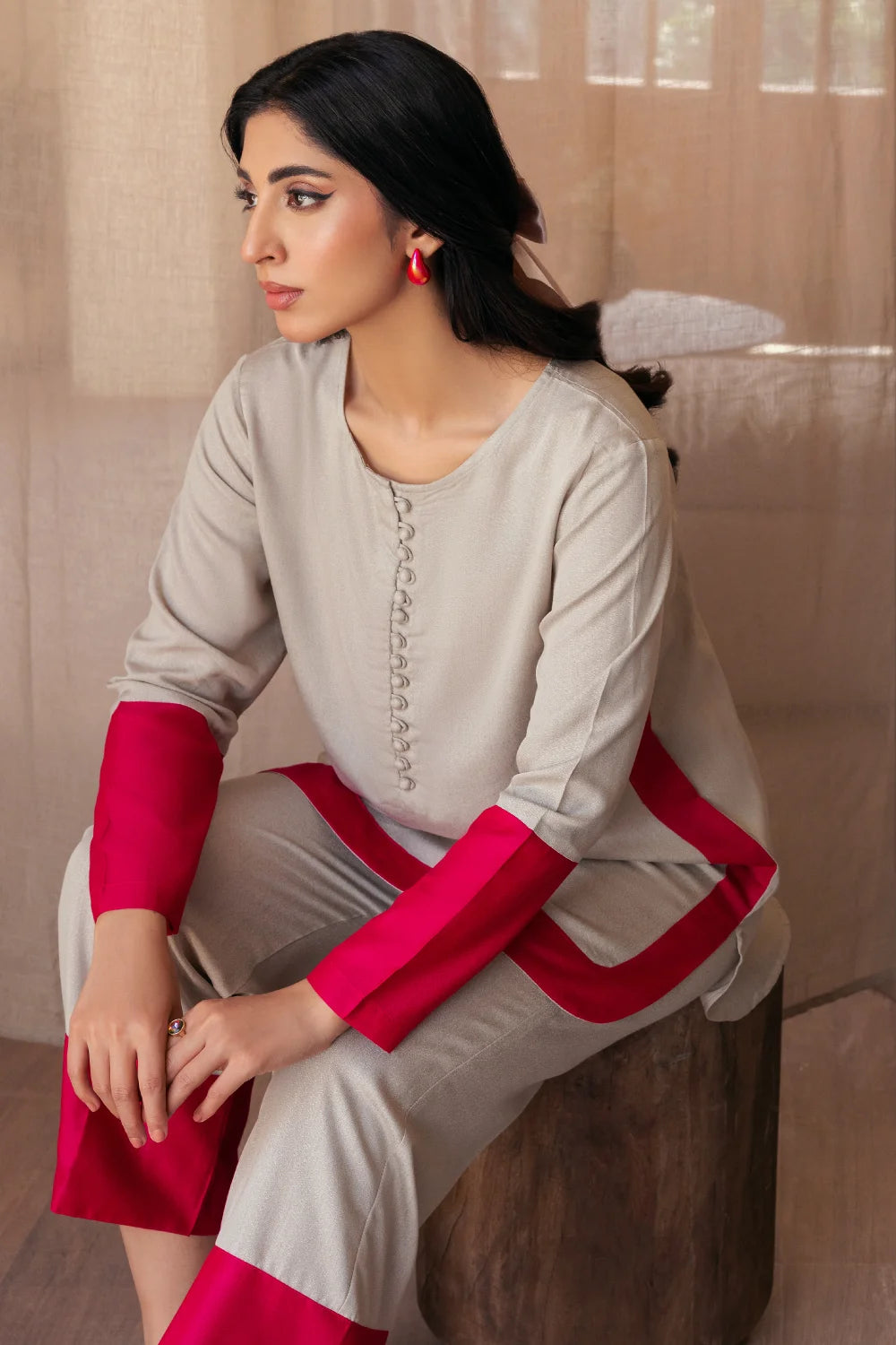 Grey Co-ord Set - Ghonche Official