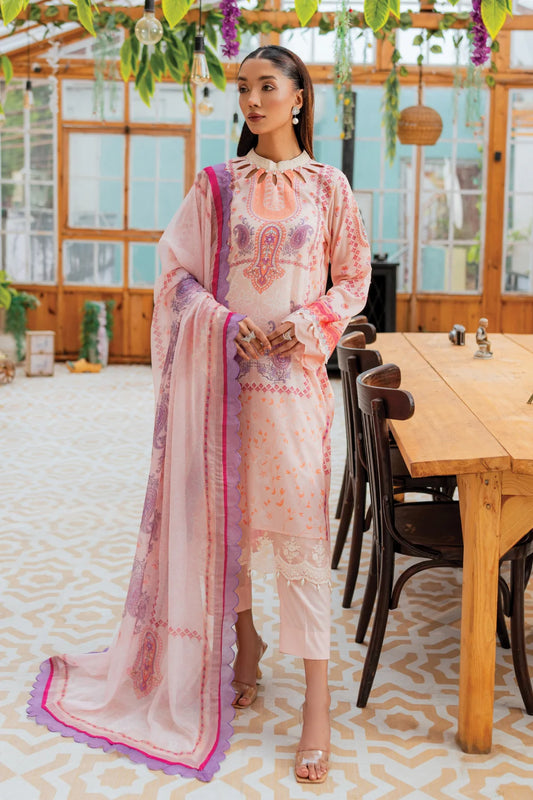 Gulmohar - 3 Piece - Embroidered Lawn