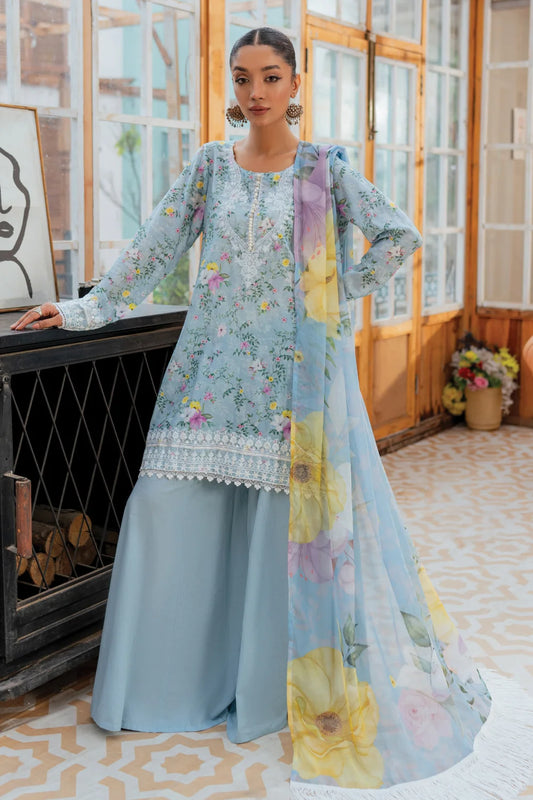 Gulona - 3 Piece - Embroidered Lawn