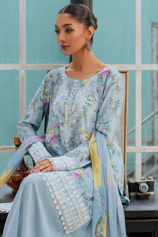 Gulona - 3 Piece - Embroidered Lawn